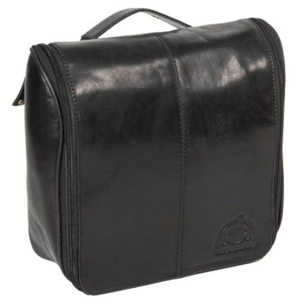 Dopp Carson Men's Leather Hanging Toiletry Kit - Picture 2 of 4